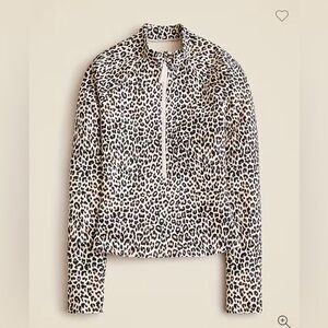 J. Crew | Rash guard | Leopard Print | xs